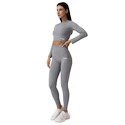 Legginsy damskie GymBeam  FLO Ribbed Leggings Grey