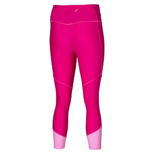 Legginsy damskie Mizuno Core 3/4 Tight Pink Peacock