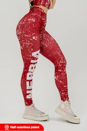 Legginsy damskie Nebbia Barbell Therapy Rough Girl Red