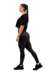 Legginsy damskie Nebbia  Glossy look Bubble Butt leggings high waist 586 black