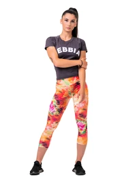 Legginsy damskie Nebbia Hero Be Your Own Hero 7/8 leggings rainbow