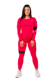 Legginsy damskie Nebbia High-Waist ¾ Length Sporty Leggings 404 pink