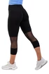 Legginsy damskie Nebbia  High-Waist ¾ Length Sporty Leggings 406 black