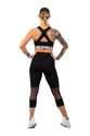 Legginsy damskie Nebbia  High-Waist ¾ Length Sporty Leggings 406 black