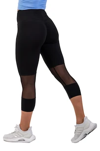 Legginsy damskie Nebbia  High-Waist ¾ Length Sporty Leggings 406 black XS