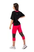 Legginsy damskie Nebbia  High-Waist ¾ Length Sporty Leggings 406 pink