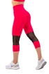 Legginsy damskie Nebbia  High-Waist ¾ Length Sporty Leggings 406 pink