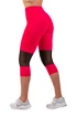 Legginsy damskie Nebbia  High-Waist ¾ Length Sporty Leggings 406 pink