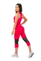 Legginsy damskie Nebbia  High-Waist ¾ Length Sporty Leggings 406 pink