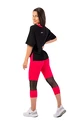 Legginsy damskie Nebbia  High-Waist ¾ Length Sporty Leggings 406 pink