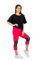 Legginsy damskie Nebbia  High-Waist ¾ Length Sporty Leggings 406 pink