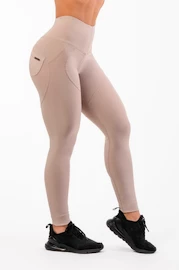 Legginsy damskie Nebbia High Waist & Lifting Effect Bubble Butt Pants cream