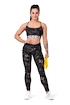 Legginsy damskie Nebbia  High-waist performance leggings 567 volcanic black XS