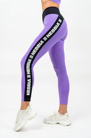 Legginsy damskie Nebbia ICONIC Leggings high waist purple