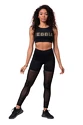 Legginsy damskie Nebbia Intense Gold Mesh leggings 829 black