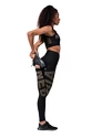 Legginsy damskie Nebbia Intense Gold Print leggings 827 black