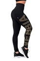 Legginsy damskie Nebbia Intense Gold Print leggings 827 black