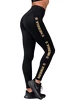 Legginsy damskie Nebbia Intense Leggings Gold Classic 801 black