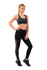 Legginsy damskie Nebbia Leggings „Breathe“ mesh 401 black