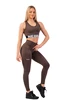 Legginsy damskie Nebbia  Leggings Classic Performance high waist 403 brown