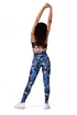 Legginsy damskie Nebbia Ocean Selected High-waist Ocean Power leggings 561 ocean blue