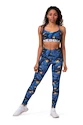 Legginsy damskie Nebbia Ocean Selected High-waist Ocean Power leggings 561 ocean blue XS