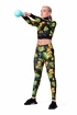 Legginsy damskie Nebbia Ocean Selected High-waist performance leggings 567 jungle green