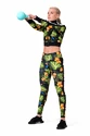 Legginsy damskie Nebbia Ocean Selected High-waist performance leggings 567 jungle green