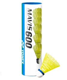 Lotki do badmintona Yonex Mavis 600 Yellow (6 Pack)