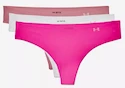 Majtki damskie Under Armour  PS Thong 3Pack -PNK XL