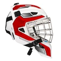 Maska bramkarska CCM Axis F5 CCE White/Red Junior