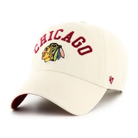 Męska czapka z daszkiem 47 Brand NHL Chicago Blackhawks Clubhouse Faber ’47 CLEAN UP