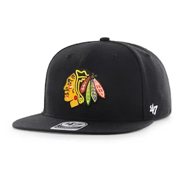 Męska czapka z daszkiem 47 Brand NHL Chicago Blackhawks No Shot '47 CAPTAIN