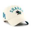 Męska czapka z daszkiem 47 Brand  NHL San Jose Sharks Clubhouse Faber ’47 CLEAN UP