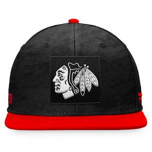 Męska czapka z daszkiem Fanatics Authentic Pro Game &amp; Train Snapback Authentic Pro Game & Train Snapback Chicago Blackhawks