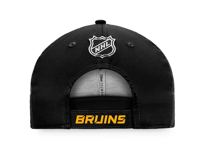 Męska czapka z daszkiem Fanatics  Authentic Pro Locker Room Structured Adjustable Cap NHL Boston Bruins