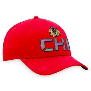 Męska czapka z daszkiem Fanatics  Authentic Pro Locker Room Structured Adjustable Cap NHL Chicago Blackhawks