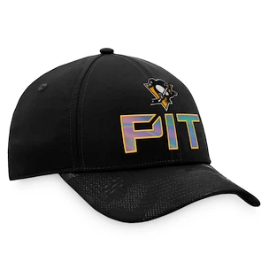 Męska czapka z daszkiem Fanatics  Authentic Pro Locker Room Structured Adjustable Cap NHL Pittsburgh Penguins