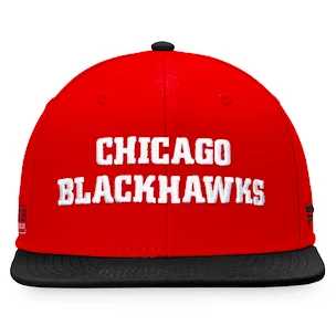 Męska czapka z daszkiem Fanatics Iconic Color Blocked Snapback Iconic Color Blocked Snapback Chicago Blackhawks