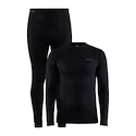 Męski zestaw termiczny Craft Core Warm Baselayer Black