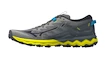 Męskie buty do biegania Mizuno  Wave Daichi 7 Ghost Gray/Ombre Blue/Bolt 2 (Neon)