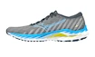 Męskie buty do biegania Mizuno  Wave Inspire 19 Ghost Gray/Jet Blue/Bolt 2 (Neon)