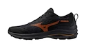 Męskie buty do biegania Mizuno  Wave Rider Gtx Black/Nasturtium/Carrot Curl  UK 9,5