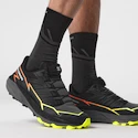 Męskie buty do biegania Salomon Thundercross  Black / Quiet Shade / Neon Flame