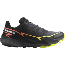 Męskie buty do biegania Salomon Thundercross Black / Quiet Shade / Neon Flame