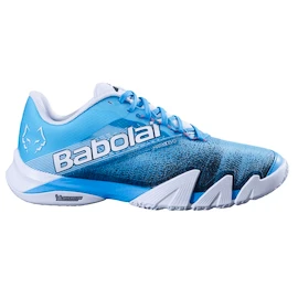 Męskie buty do padla Babolat Jet Premura 2 Men Lebron Cyan Blue/White