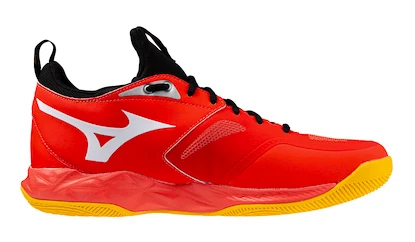 Męskie buty gimnastyczne Mizuno  WAVE DIMENSION Radiant Red/White/Carrot Curl  EUR 39