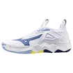 Męskie buty gimnastyczne Mizuno  Wave MOMENTUM 3 White/Bellwether Blue