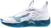 Męskie buty gimnastyczne Mizuno  WAVE MOMENTUM 3 White/Sailor Blue/Silver  51 EUR