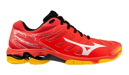 Męskie buty gimnastyczne Mizuno  WAVE VOLTAGE Radiant Red/White/Carrot Curl  51 EUR